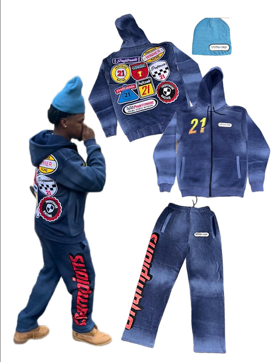 Winner's Circle Racer Set - Navy Blue
